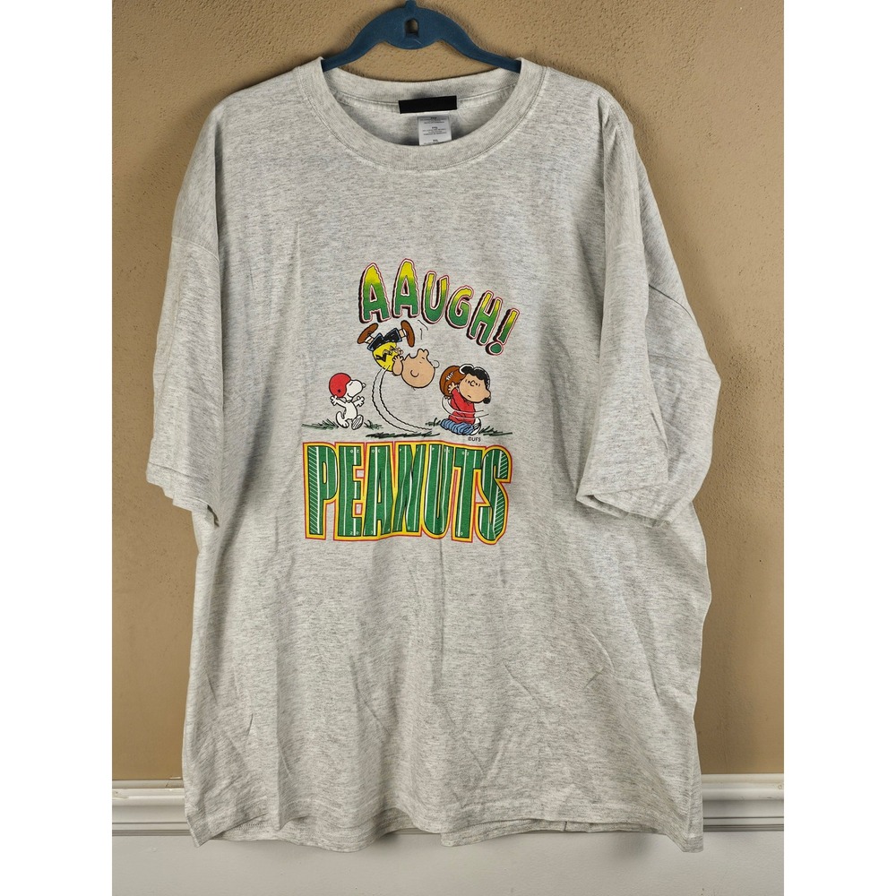 Vintage Peanuts Collection Lucy Charlie Brown Football Tshirt XXL